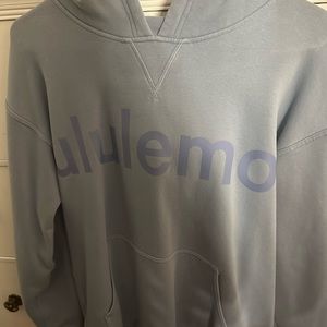 lululemon All Yours Hoodie *Graphic in the color Chambray